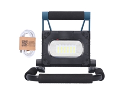 Rebe-lâmpada Solar Portátil 30w 36led Com Ímã, Recarregável Via Usb, Multifuncional Para Acampamento, Emergência E Trabalho