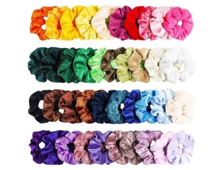 20 Pcs Elásticos De Cabelo Em Veludo, Faixas Para Cabelo, Laços, Cordas, Scrunchies