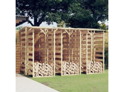 Vidaxl Pérgolas Com Telhados 6 Pcs Pinho Impregnado 100x90x200 Cm