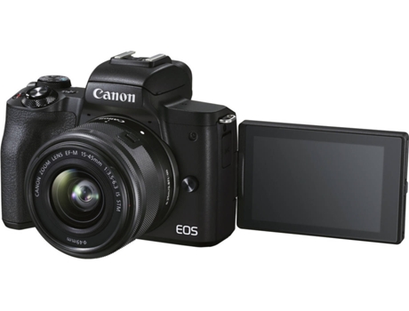 Kit Máquina Fotográfica CANON EOS M50 MII + M15-45 (APS-C)