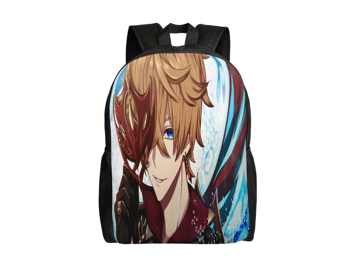 Mochila De Estudante Genshin Impact F145, Durável E Leve, Com Alça De Ombro Impermeável E Respirável. Olysi Shop