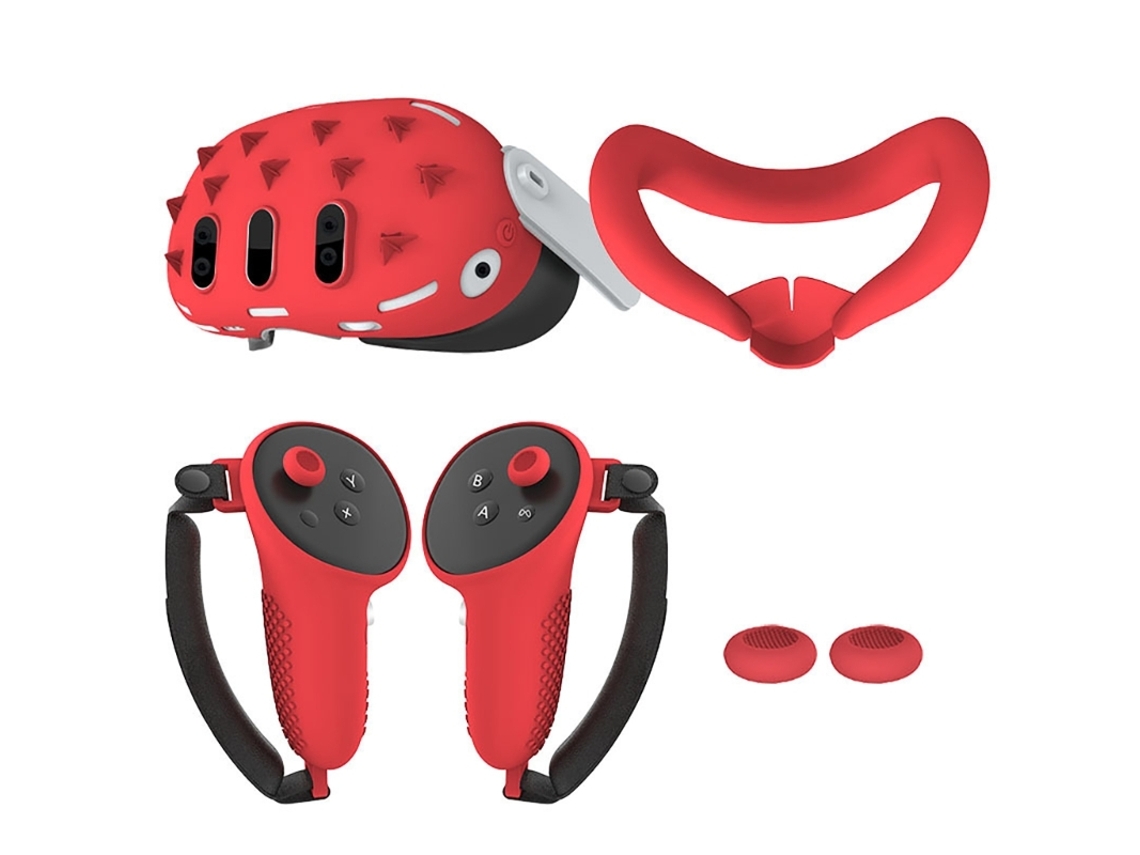 Conjunto Completo de Acessórios de 4 Peças para Capa Vr, Punho do Controlador Rocker Cover Anti sujeira Conjunto Completo BRILVIBERA
