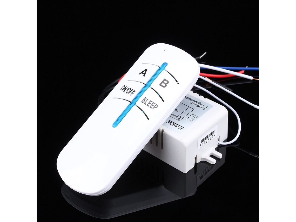 Interruptor de Controle Remoto Sem Fio para Lâmpadas 180-240V S/MARCA