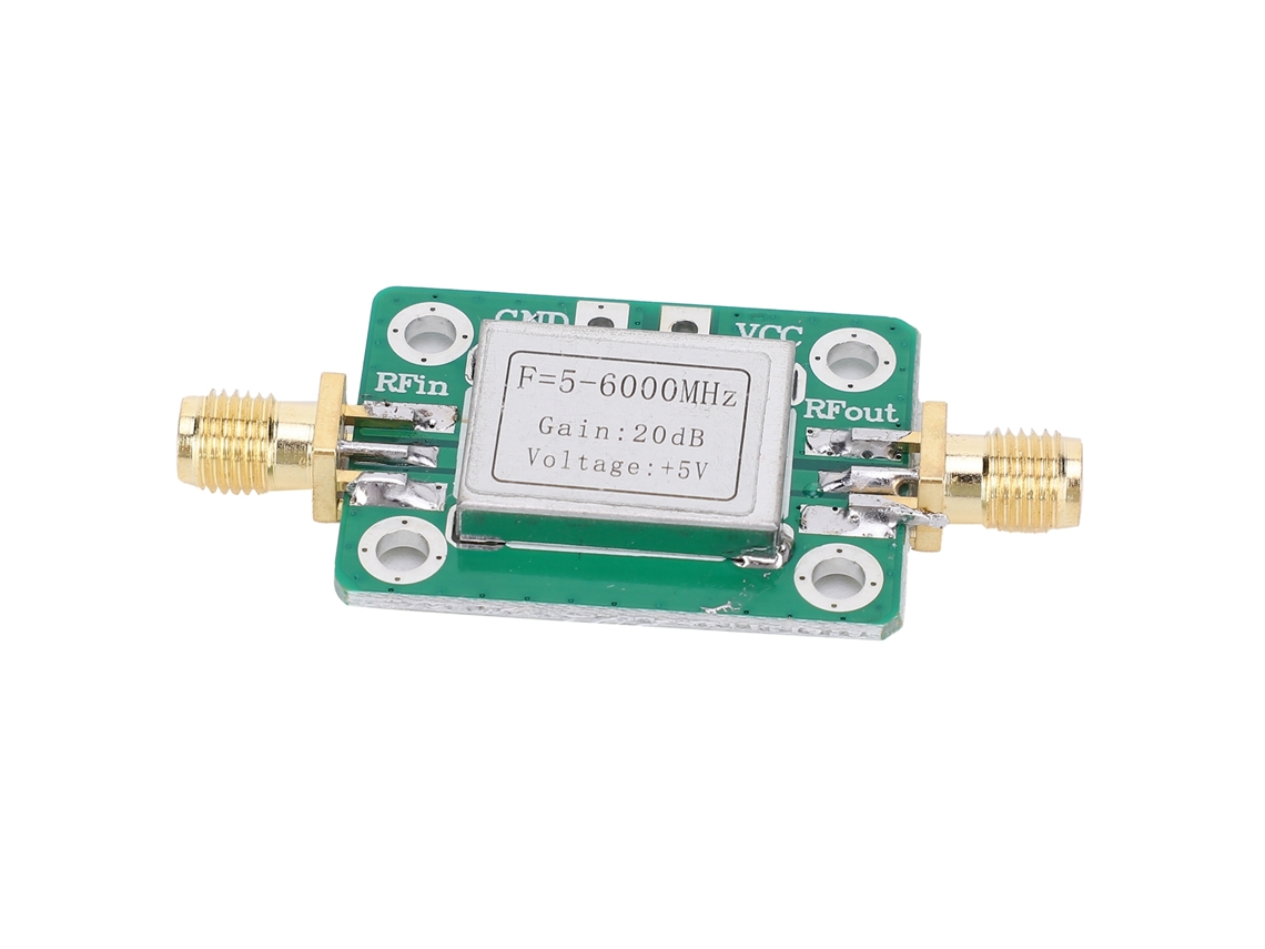 Módulo Rf Amplificador De Potencia Média Banda Ultra Larga 5m-6ghz Ganância 20db