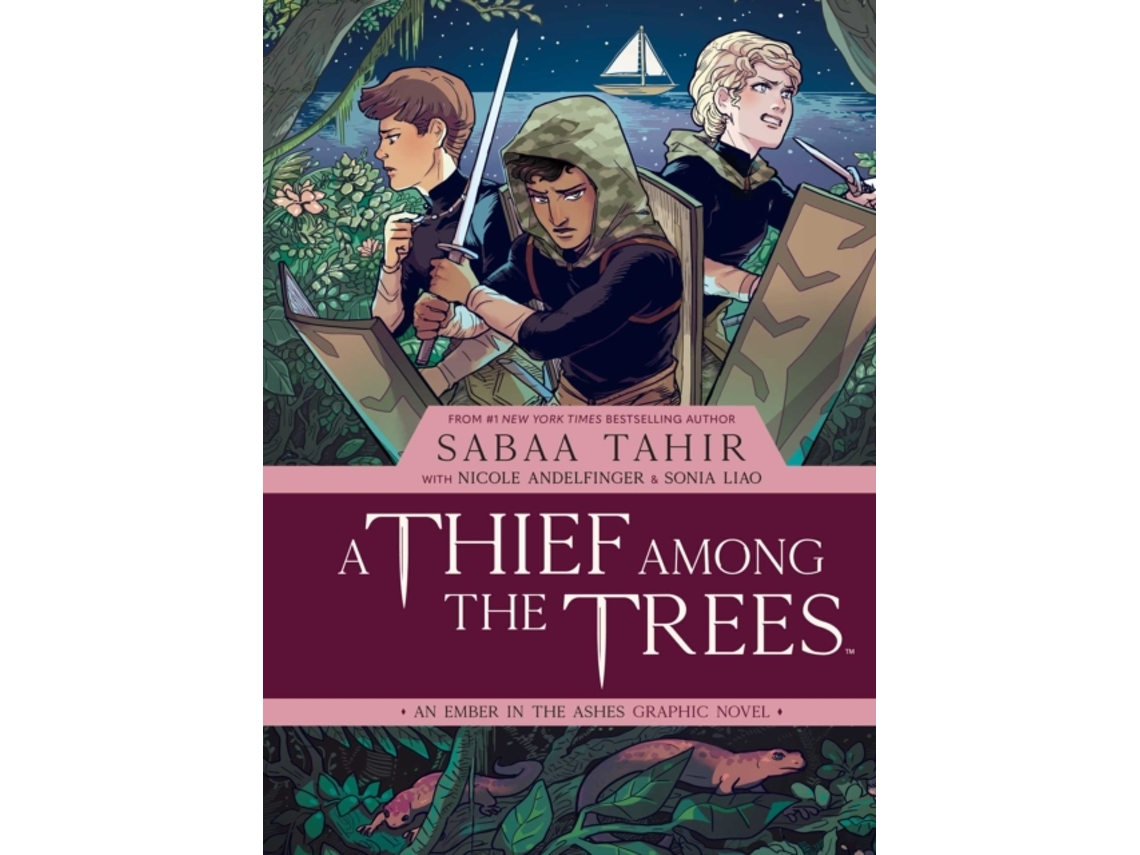 Livro a thief among the trees an ember in the ashes graphic novel de