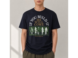 Rockinstone Field Of Dreams He Will Come Navy Adult T-shirt Size:xl