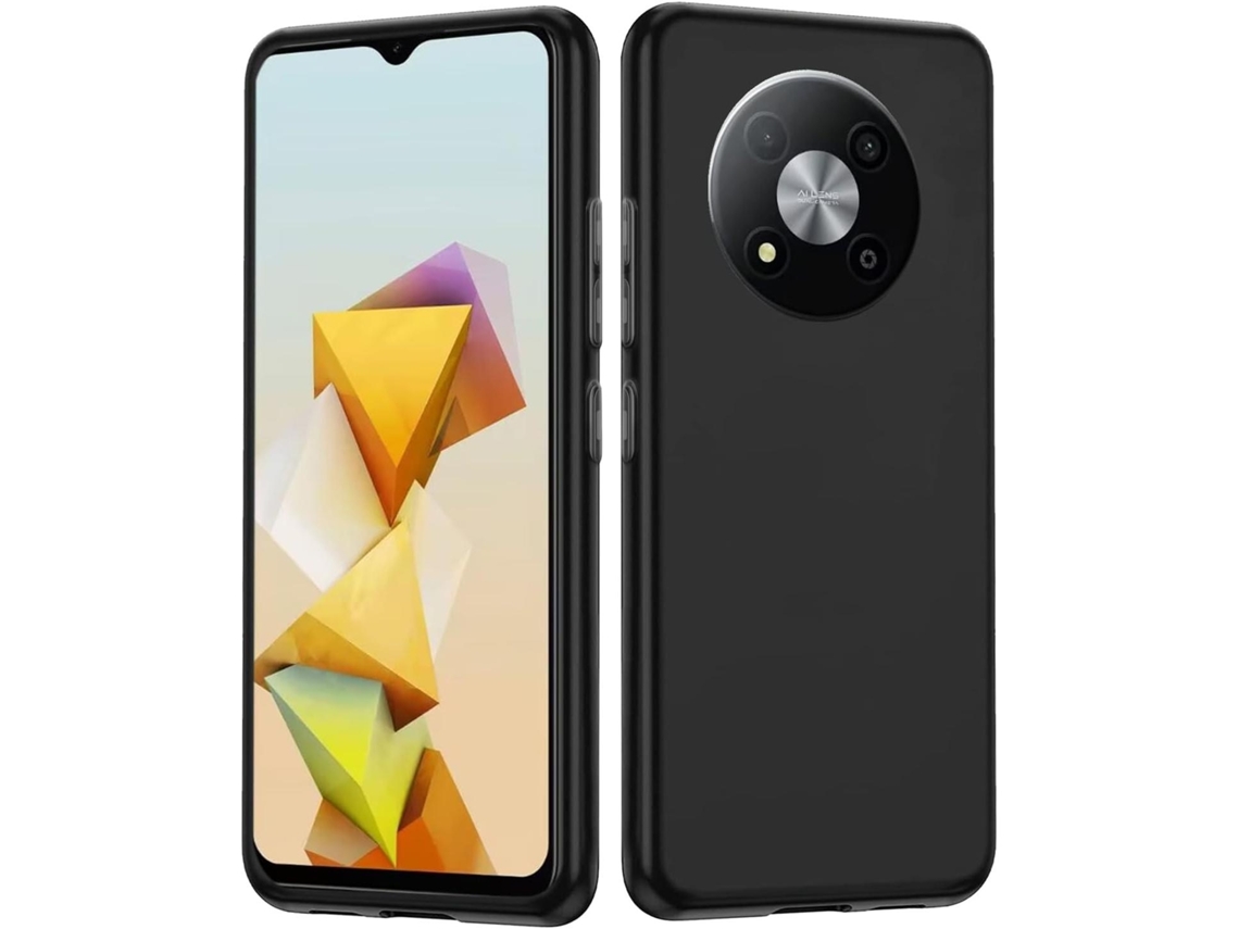 Lurelia Kit Capa Tpu Gel Para Zte Blade A73 (5g), Vidro Temperado 2d Para Ecrã, Preta