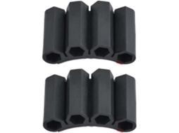Suporte Para Brocas De Elétrica Com Encaixe 1/4", Design Preto, 45 X 35 Mm, Material Abs