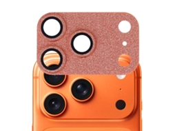 Protetor de Câmara Glitter Laranja para iPhone 17 Pro LA CASA DE LAS CARCASAS