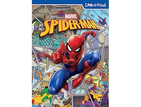 Livro SpiderMan Look and Find Midi de Pi Kids (Inglês - Capa Dura)