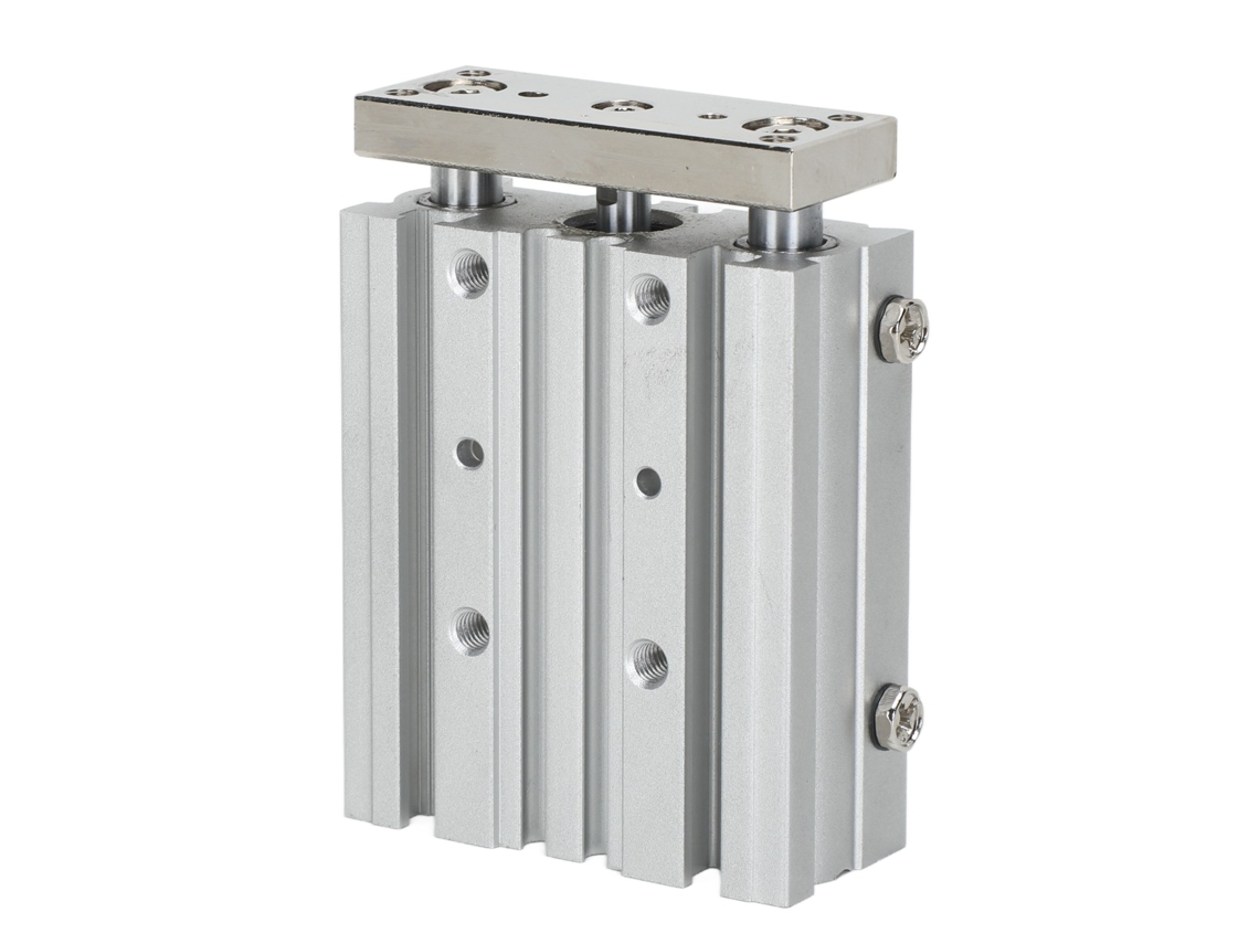 Laxiscreed Cilindros Pneumáticos Duplos Com Guias, 3 Unidades De Alta Performance Para Automação Industrial