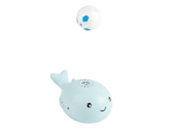 Mali brinquedo de Bola Flutuante Baleia Elétrica com Ventoinha para Crianças Balancing Blow Games