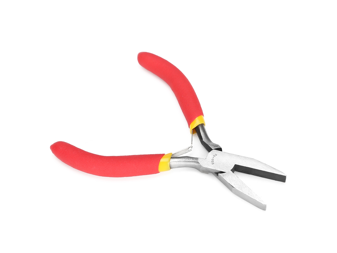 Laxiscreed Alicates Mini De 5" Em Aço Cromo Vanádio, Design Sem Dentes, Cabos De Plástico Para Precisão