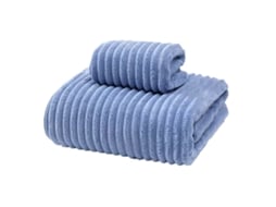 Toalha de Banho de Secagem Rápida, Tecido Leve e Absorvente, Ideal para Banho, Praia e Viagens, Azul BRILVIBERA