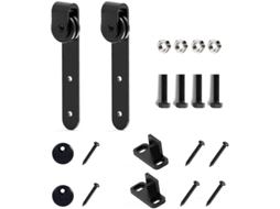 1 Kit De Ferragens Para Porta De Celeiro Deslizante Para Armário