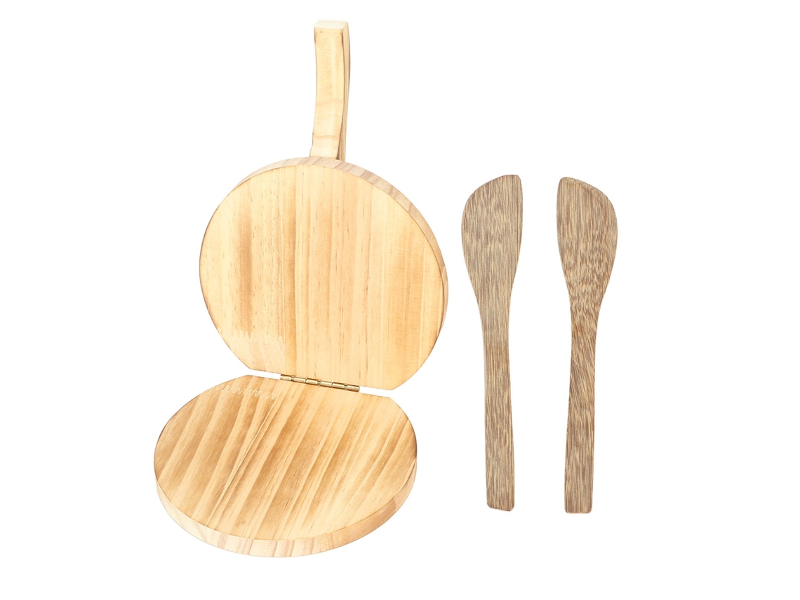 Prensador De Pele Bolinho Madeira, Ferramenta Pressão Massa, Molde Para Fazer Bolinhos Cozinha Doméstica