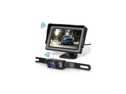 Kit De Sistema De Câmera De Ré Sem Fio Para Carro/caminhão/van/picape/trailer Com Monitor De 4,3 E Sistema De Visão Traseira De Ré Ehstmind