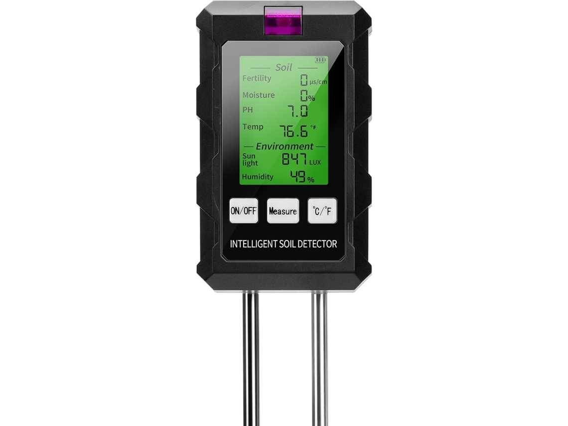 Medidor Solo 6 em 1 Ph Humidade Luz Temperatura ZYBLSSBB