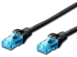Cabo de rede EWENT CAT 5e 2 m preto