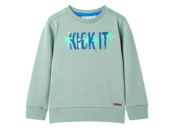 Sweatshirt Para Criança Cor Caqui-claro 140