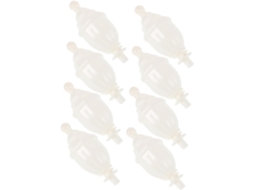 Conjunto De 8 Peças Acessórios Decorativos Brancos Para Mosquiteiro, Em Plástico, Para Instalação Em Quartos