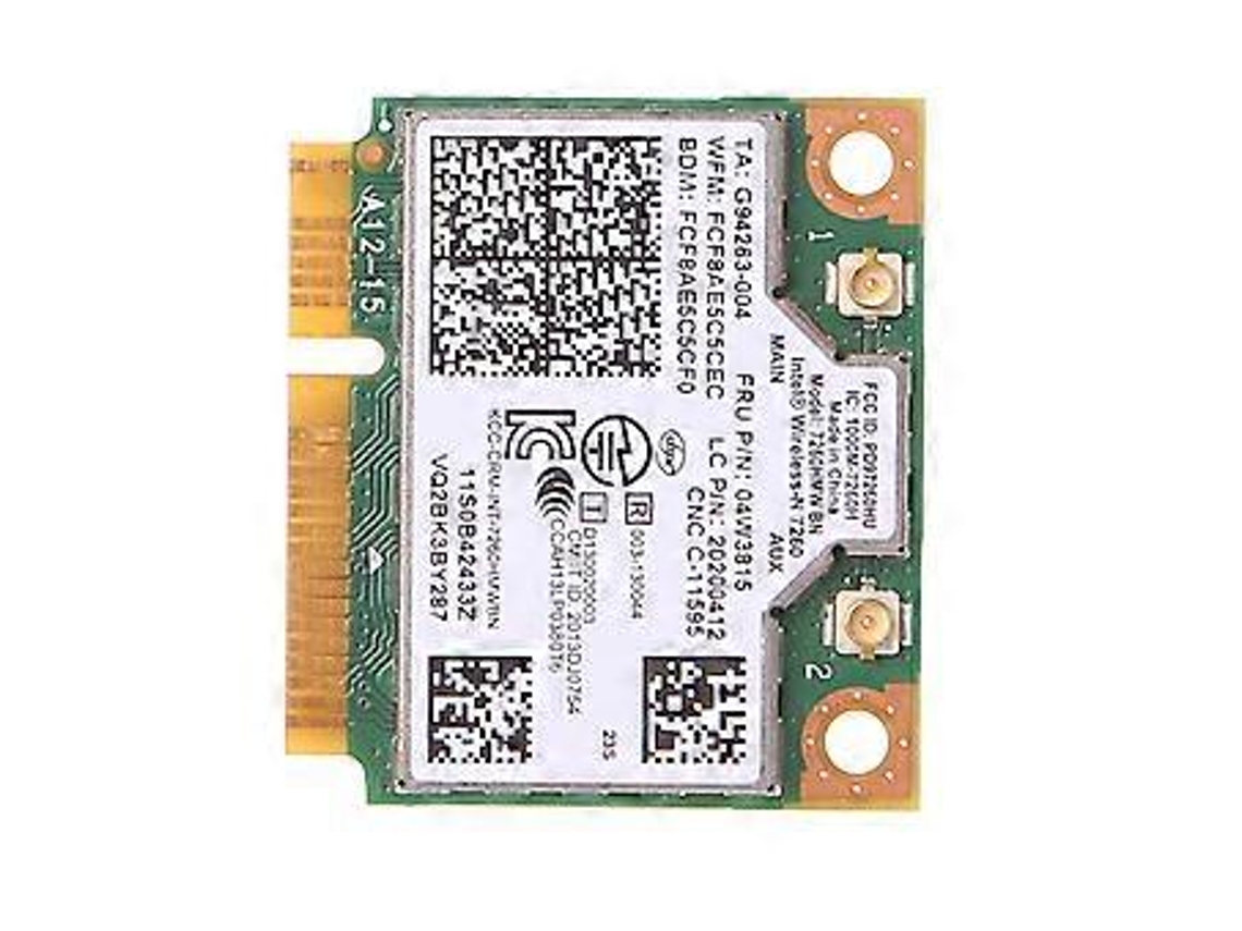 Módulo De Placa Wi Fi Sem Fio Adequado Para Thinkpad Ibm Wireless N Card Fru 04w3815 Para Intel 7260hmw Bn 202004 Acessórios Slowmoose