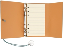 Caderno Espiral, 80 Folhas, Capa Removível em Couro Pu, 6 SFUSHOS