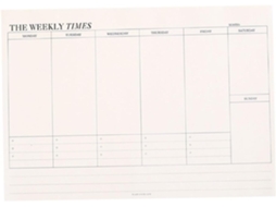 Bloco De Notas Semanal Destacável, Caderno De Anotações Diárias, Papel Leve, Para Escritório E Escola,