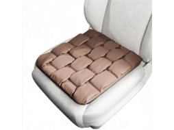 Almofada Universal para Assento de Carro HENTEN HOME Resistente a Manchas, Respirável, Absorvente de Impactos e Aliviador de Pressão Marrom Escuro