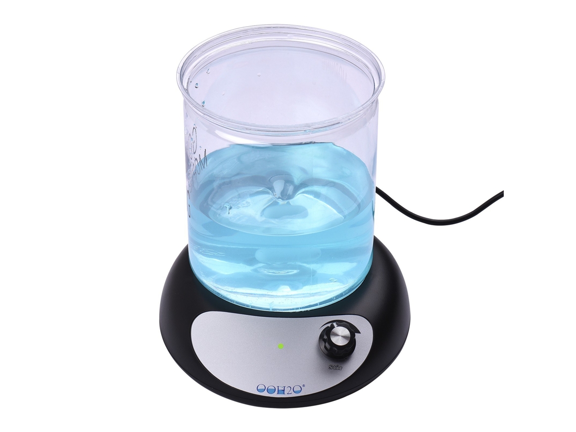 Agitador Magnético Mini Misturador Magnético com Ajuste de Velocidade com Barra de Agitação Sem Aquecimento Capacidade de Agitação de 2000Ml Eu Plug