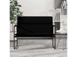 Vidaxl Banco 100x64x80 Cm Couro Artificial Preto