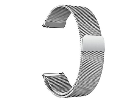 Bracelete PHONECARE Milanese Com Fecho Magnetico para TicWatch GTX - Cinzento
