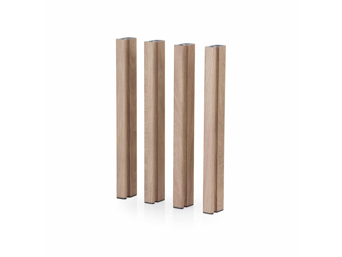 Pernas de Alumínio Madeira Efeito para MONDUM Mediterrâneo MONDUM H75 Cm