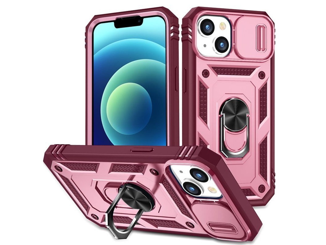 Capa Resistente a Choques com Proteção de Lente Compatível com Iphone 13 Mini