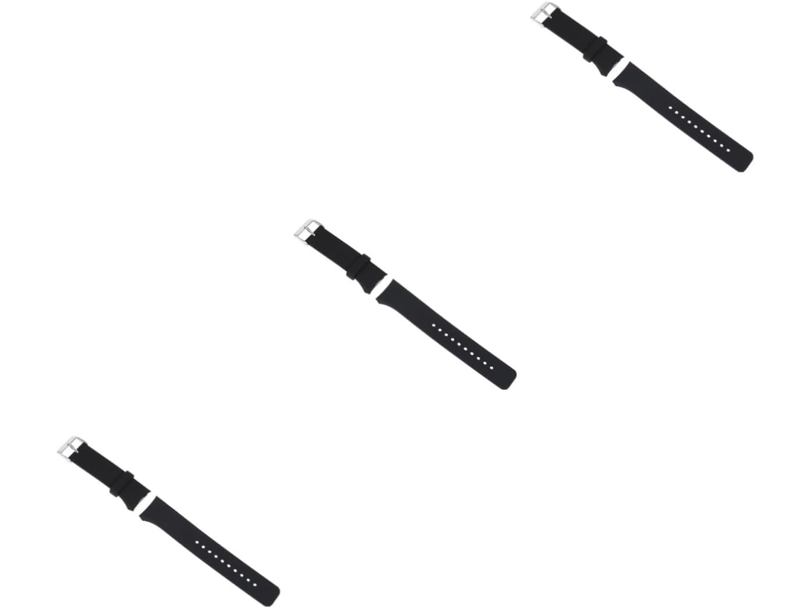 Conjunto De 3 Pulseiras Esportivas De Silicone Modernas E Elegantes Para S2 R720 R730, Grossas E Pretas.