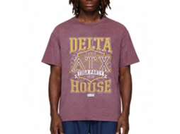 Rockinstone Animal House Movie Toga Party '78 Heather Light Maroon Adult T-shirt Size:l