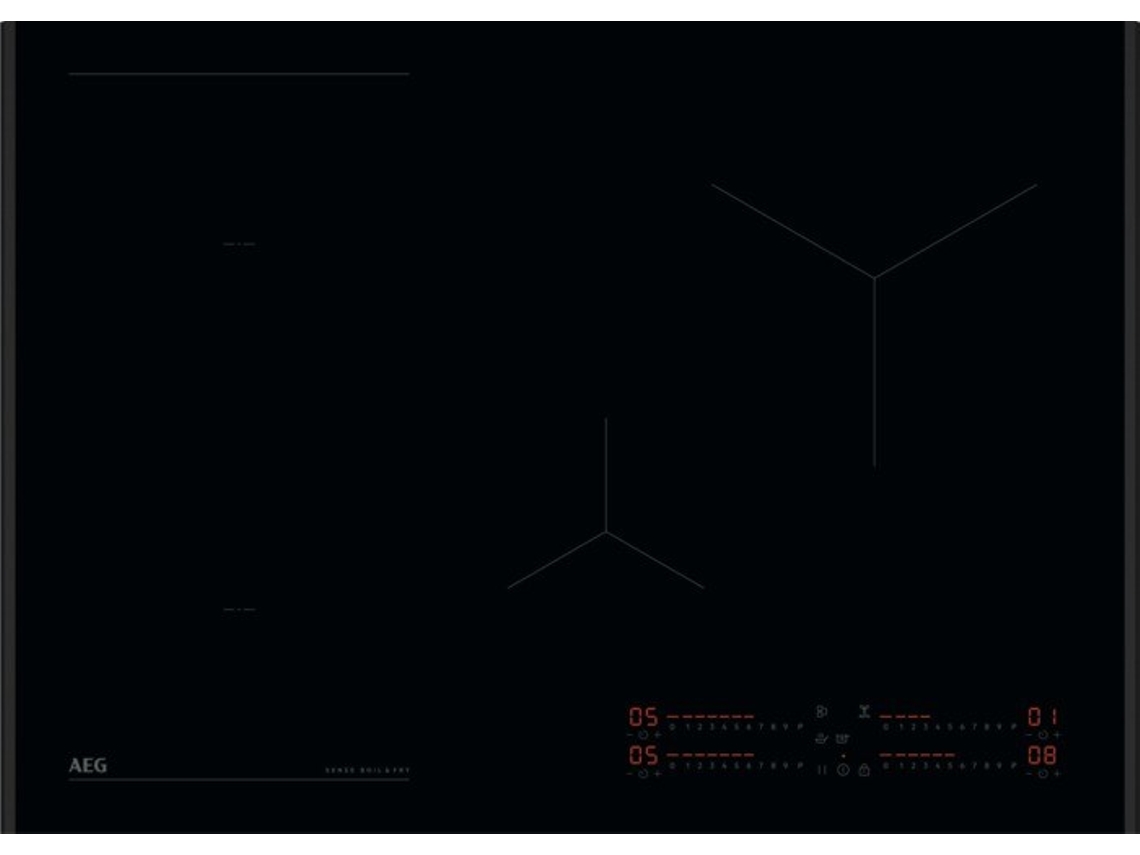 Placa de Indução AEG NII74B30AB (Elétrica - 73 cm - Preto)