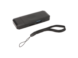 Leitor De Cartões (suporte A Multi-cartões 3-em-1 Com Portas Usb C/usb Duas)