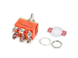 10pcs Mini Interruptor Toggle 6 Pinos 15a Ac