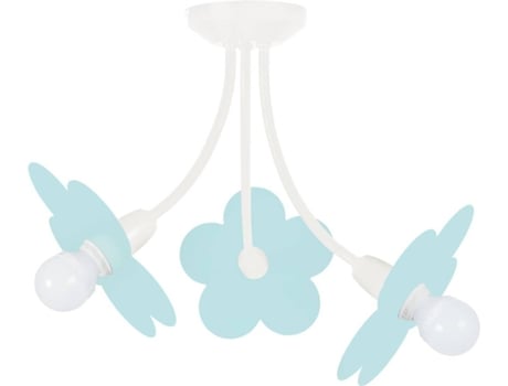 Candeeiro de Teto  Pivoine (Azul Pastel - E14 - Máx. 40W - Metal)