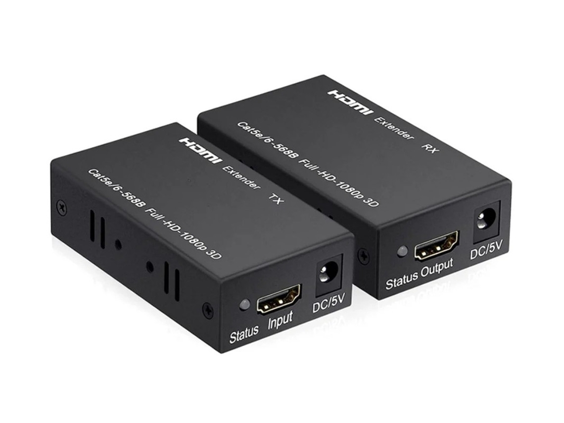 60 Metros de Extensão Hdmi Transmissor e Receptor Hdmi Hdmi para Ethernet Hdmi para Rj45 Cat5E / 6/7 Cabo Ethernet de Até 196 Pés Suporte YIZHOOD