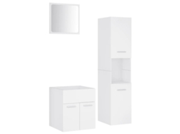 Bathroom Furniture Set, Bathroom Furniture Sets Vidaxl Branco Madeira Processada (41 X 38.5 X 46 Cm)