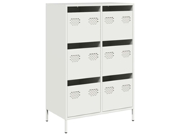 Highboard, Highboards Vidaxl Branco Metal (n/a)