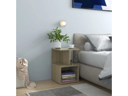 Vidaxl Mesa De Cabeceira 35x35x55 Cm Derivados Madeira Carvalho Sonoma