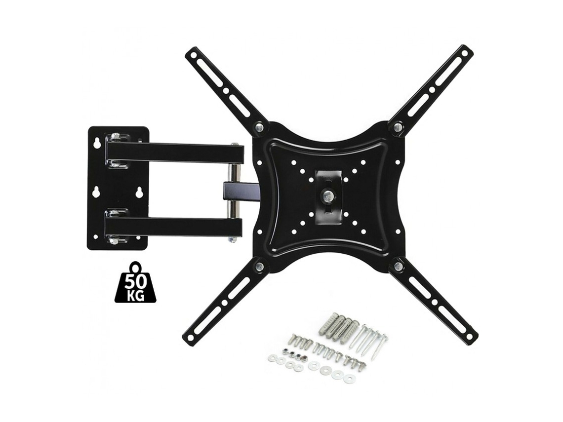 Suporte para TV Televisão 32' a 55' Polegadas Giratória Inclinada Universal Parede Televisão Monitores Lcd Inteligentes 30Kg XHC BRICO