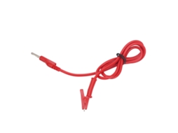 Laxiscreed Cabo De Teste Com Clips De Jacaré 4mm Para Corrente De 10a