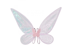 Rebe-Bloshy Borboleta Fada com Cauda para Fantasias de Halloween Meninas Mulheres Festa 48x60cm Rosa
