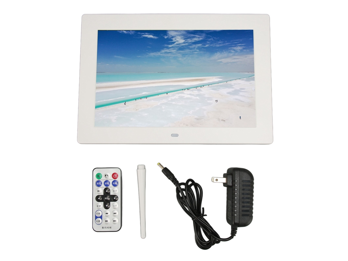 Quadro Digital Mali de 10 Polegadas com Tela Ips Hd Controle Remoto Suporta Vídeos e Música
