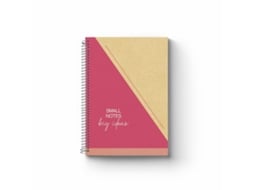 Caderno Espiral FIRMO UpCycling (Pautado - 80 Folhas - A4 - Rosa)