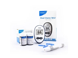 Kit Medidor De Glicose Glm-76, Com Tiras E Lancetas, Monitor De Diabetes Auto Código Rápido